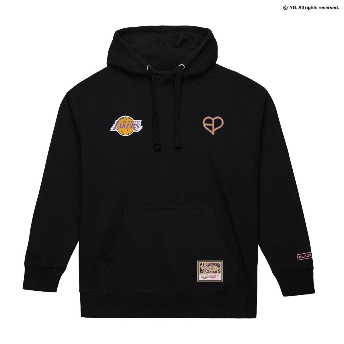 Los Angeles Lakers x BLACKPINK Pullover Hoodie - Black - Limited Edition for sale