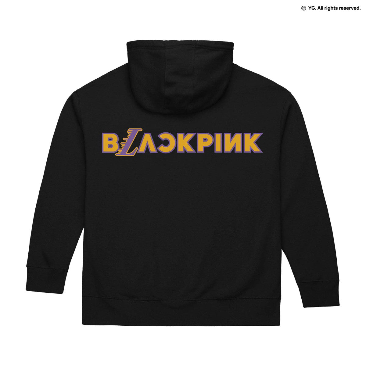 Los Angeles Lakers x BLACKPINK Pullover Hoodie - Black - Limited Edition for sale