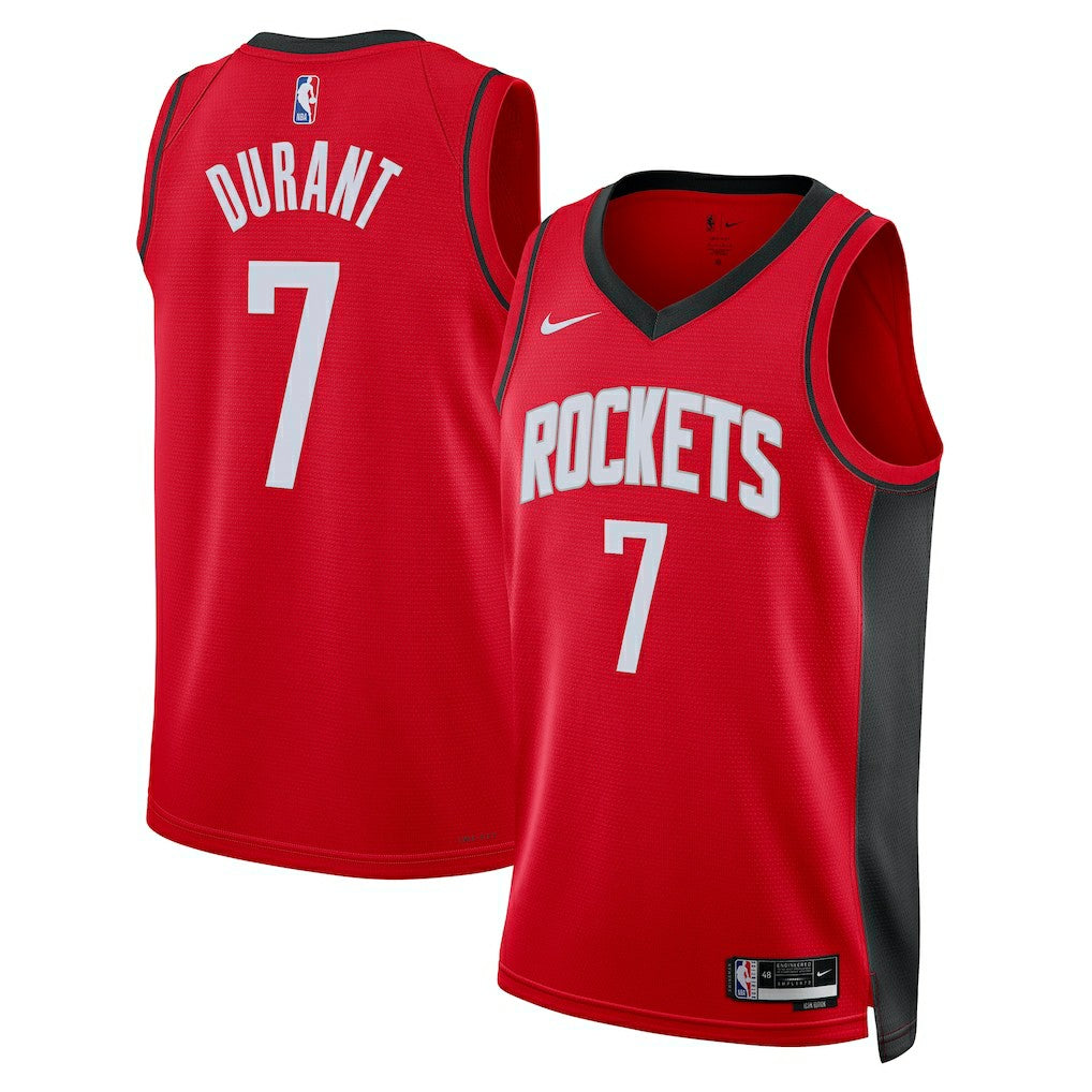 Kevin Durant Houston Rockets Unisex Swingman Player Jersey - Icon Edition - Red shop