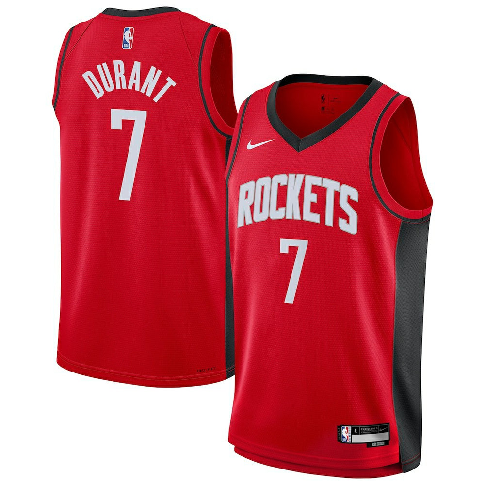 Kevin Durant Houston Rockets Youth Swingman Jersey - Icon Edition - Red discount