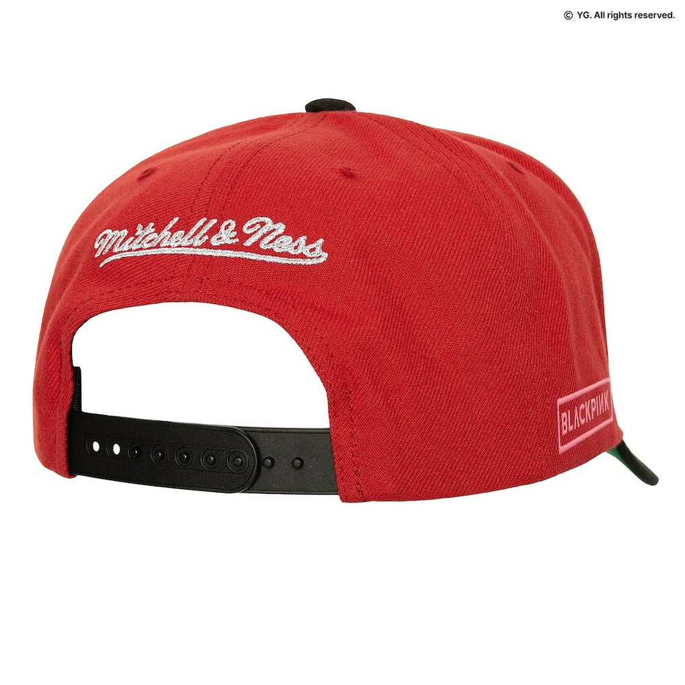 Chicago Bulls x BLACKPINK Pro Crown Snapback Hat - Red - Limited Edition discount