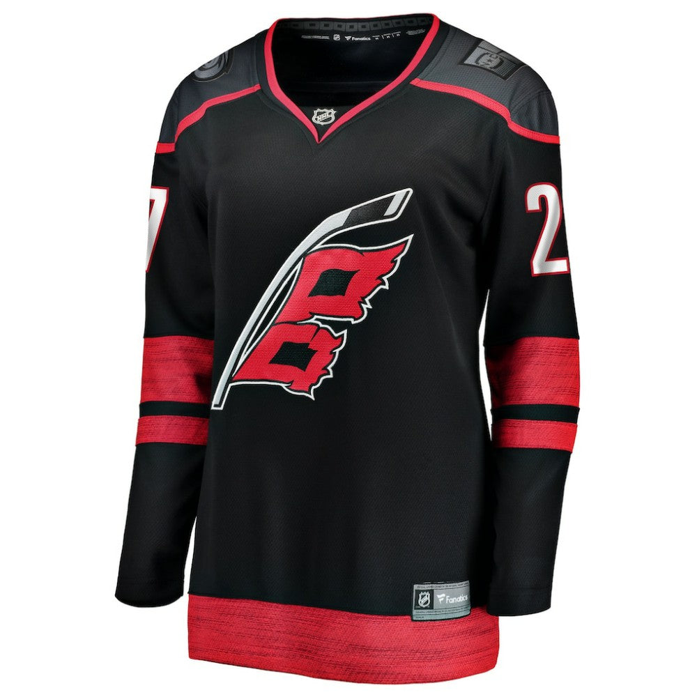 Nikolaj Ehlers Carolina Hurricanes Fanatics Women's Home Breakaway Jersey - Black Jerseys