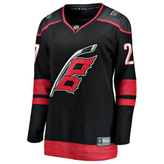 Nikolaj Ehlers Carolina Hurricanes Fanatics Women's Home Breakaway Jersey - Black Jerseys