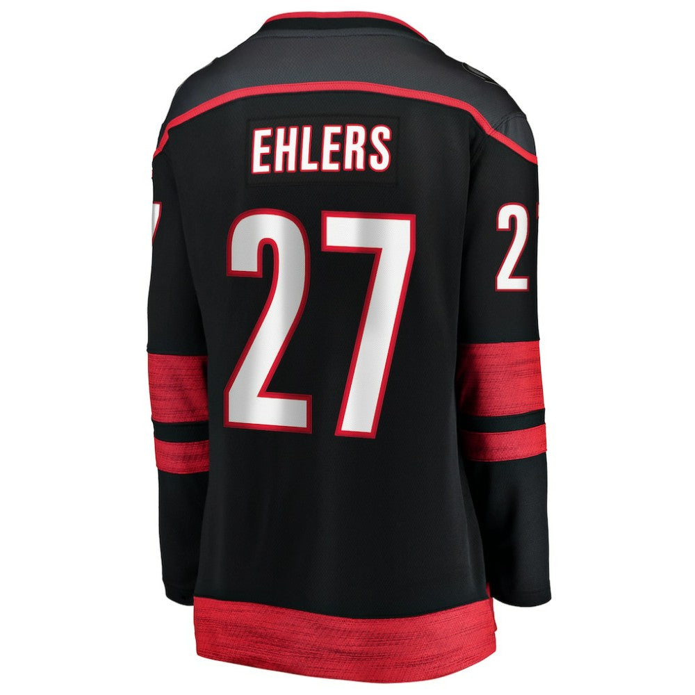 Nikolaj Ehlers Carolina Hurricanes Fanatics Women's Home Breakaway Jersey - Black Jerseys