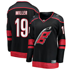 K'Andre Miller Carolina Hurricanes Fanatics Women's Home Breakaway Jersey - Black Jerseys