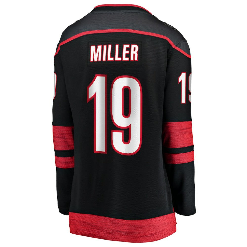 K'Andre Miller Carolina Hurricanes Fanatics Women's Home Breakaway Jersey - Black Jerseys