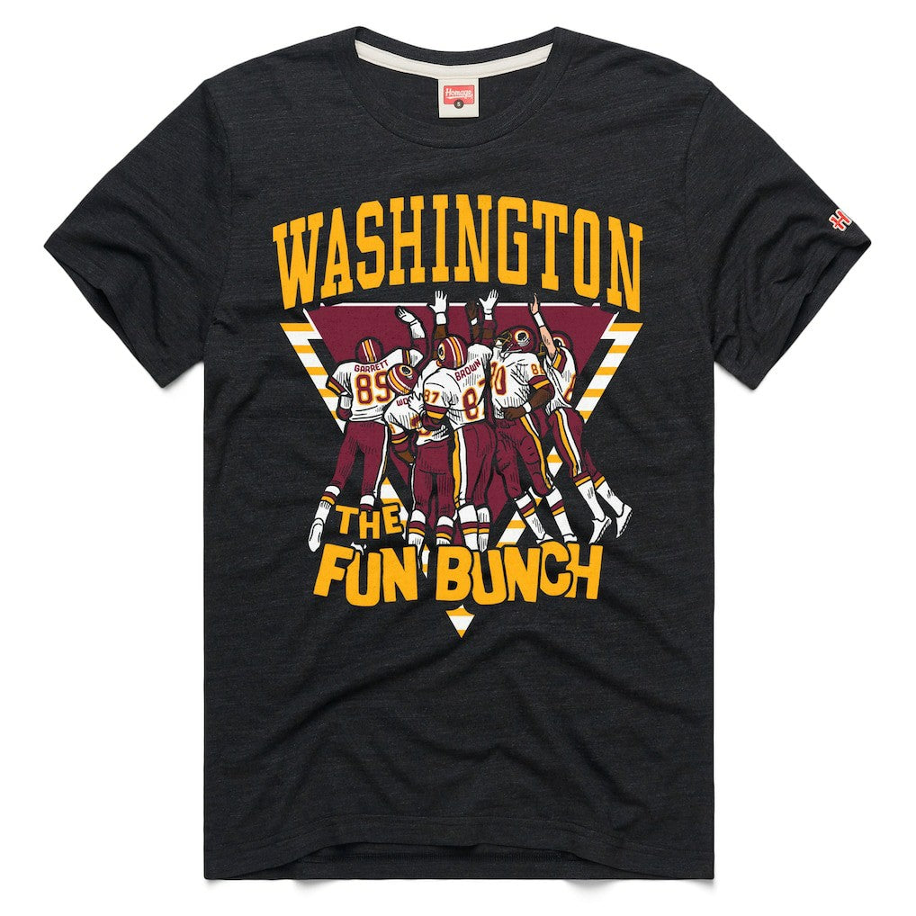 Washington Commanders Homage The Fun Bunch Tri-Blend T-Shirt - Charcoal sale