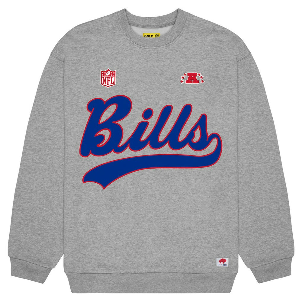Buffalo Bills Golf Wang Unisex Sweatshirt - Heather Gray outlet