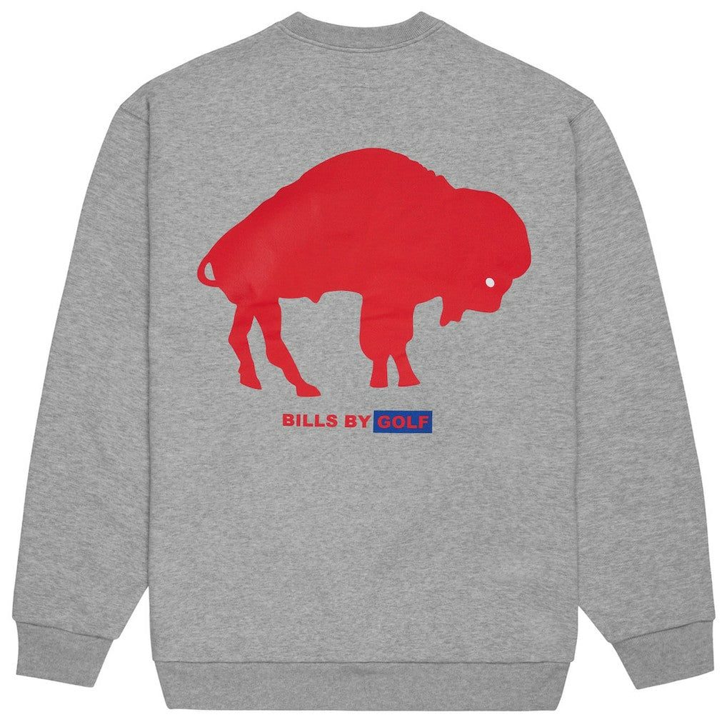 Buffalo Bills Golf Wang Unisex Sweatshirt - Heather Gray outlet