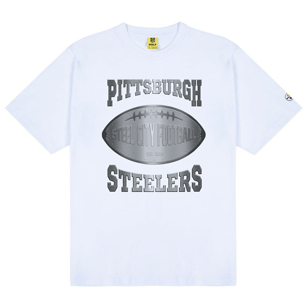 Pittsburgh Steelers Golf Wang Unisex Cutout T-Shirt - White discount
