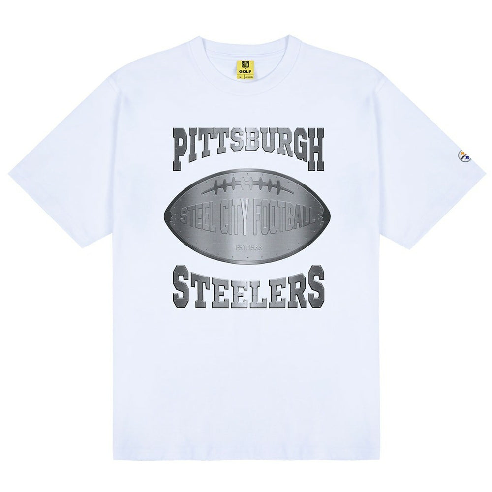 Pittsburgh Steelers Golf Wang Unisex Cutout T-Shirt - White discount