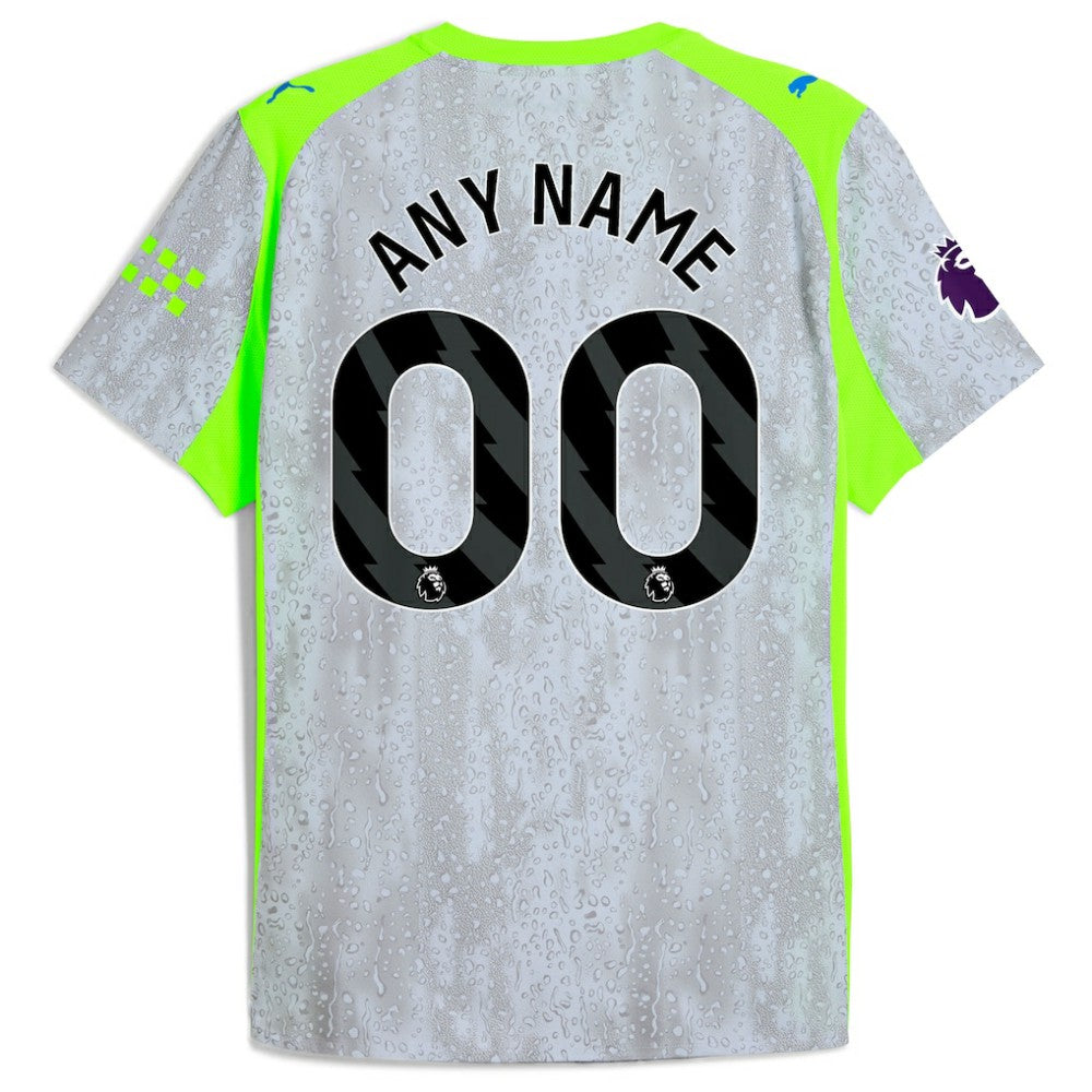 Manchester City 2025/26 Third Custom Jersey - Green/Neon Green for sale