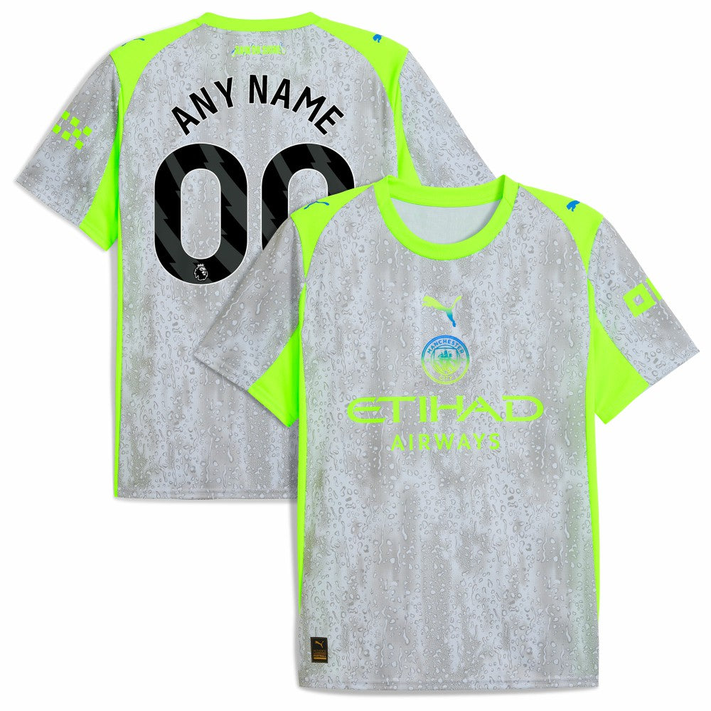 Manchester City 2025/26 Third Replica Custom Jersey - Green/Neon Green shop