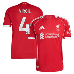 Virgil van Dijk Liverpool 2025/26 Home Jersey - Red sale