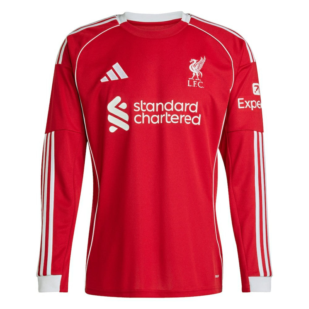 Virgil van Dijk Liverpool 2025/26 Home Replica Long Sleeve Jersey - Red shop