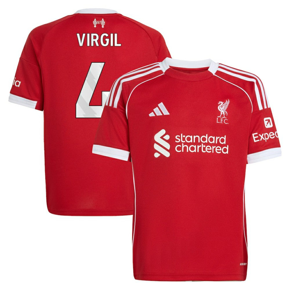 Virgil van Dijk Liverpool Youth 2025/26 Home Replica Jersey - Red outlet