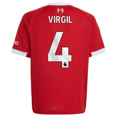 Virgil van Dijk Liverpool Youth 2025/26 Home Replica Jersey - Red outlet