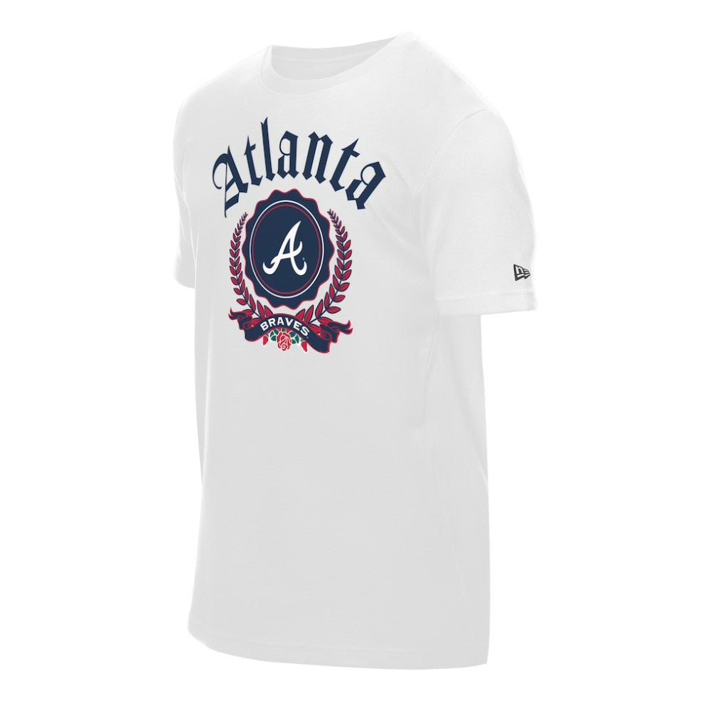 Atlanta Braves Fleur Domestic T-Shirt White
