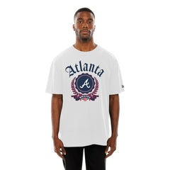 Atlanta Braves Fleur Domestic T-Shirt White