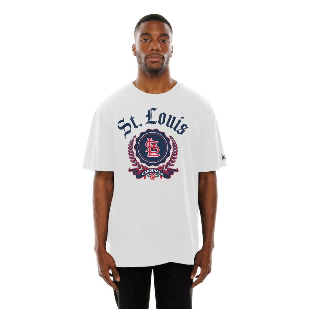 St. Louis Cardinals Fleur Domestic T-Shirt White
