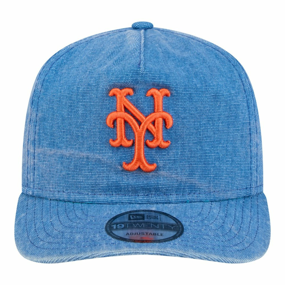 New York Mets Throwback Denim Classic 19TWENTY Adjustable Hat Royal