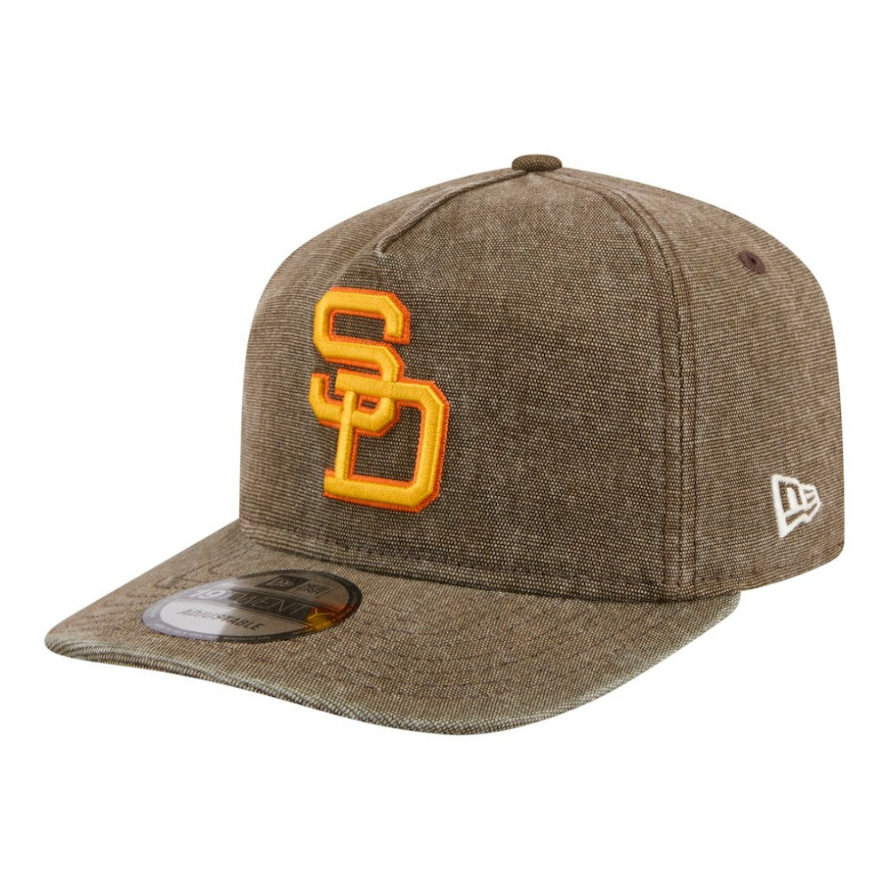 San Diego Padres Throwback Denim Classic 19TWENTY Adjustable Hat Brown