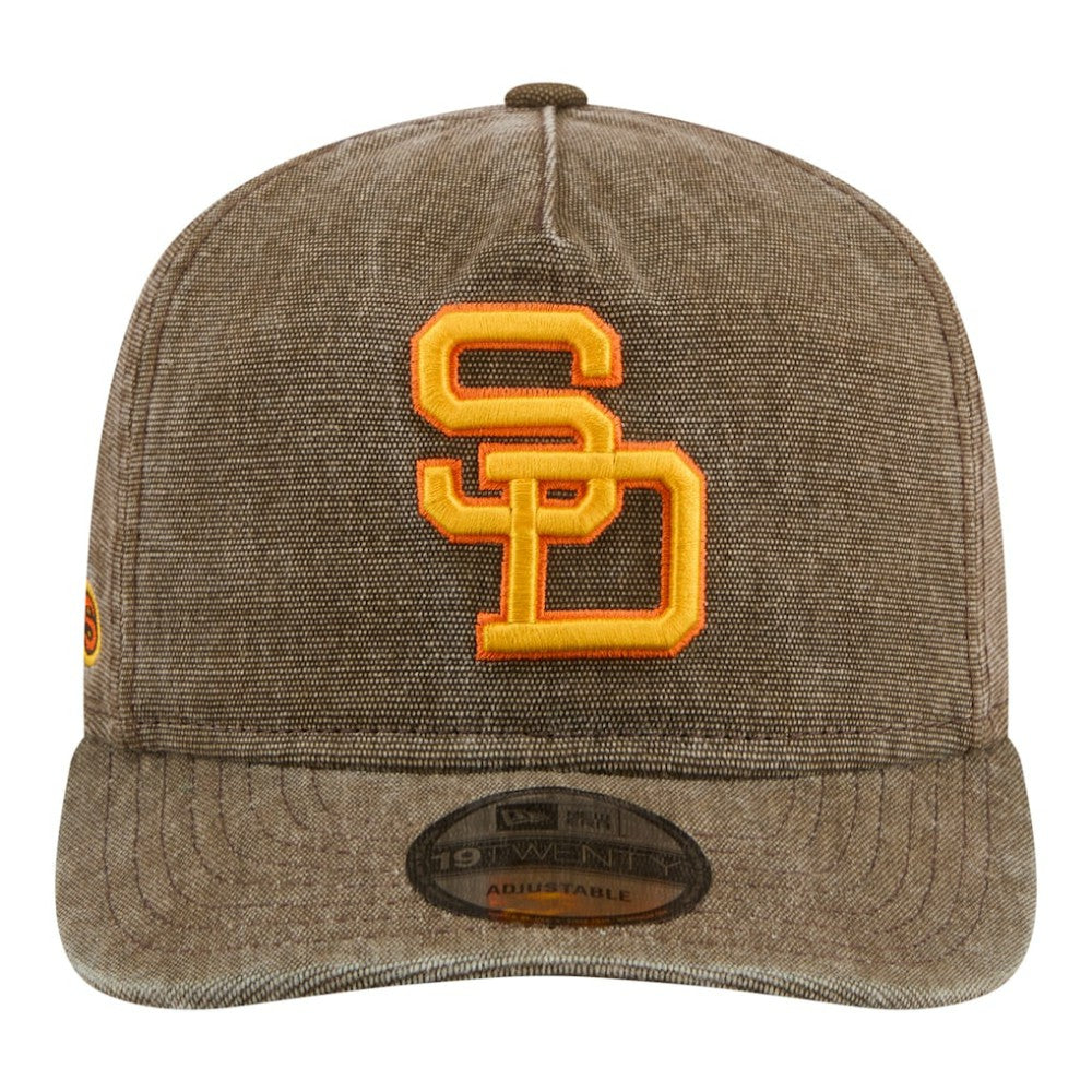 San Diego Padres Throwback Denim Classic 19TWENTY Adjustable Hat Brown