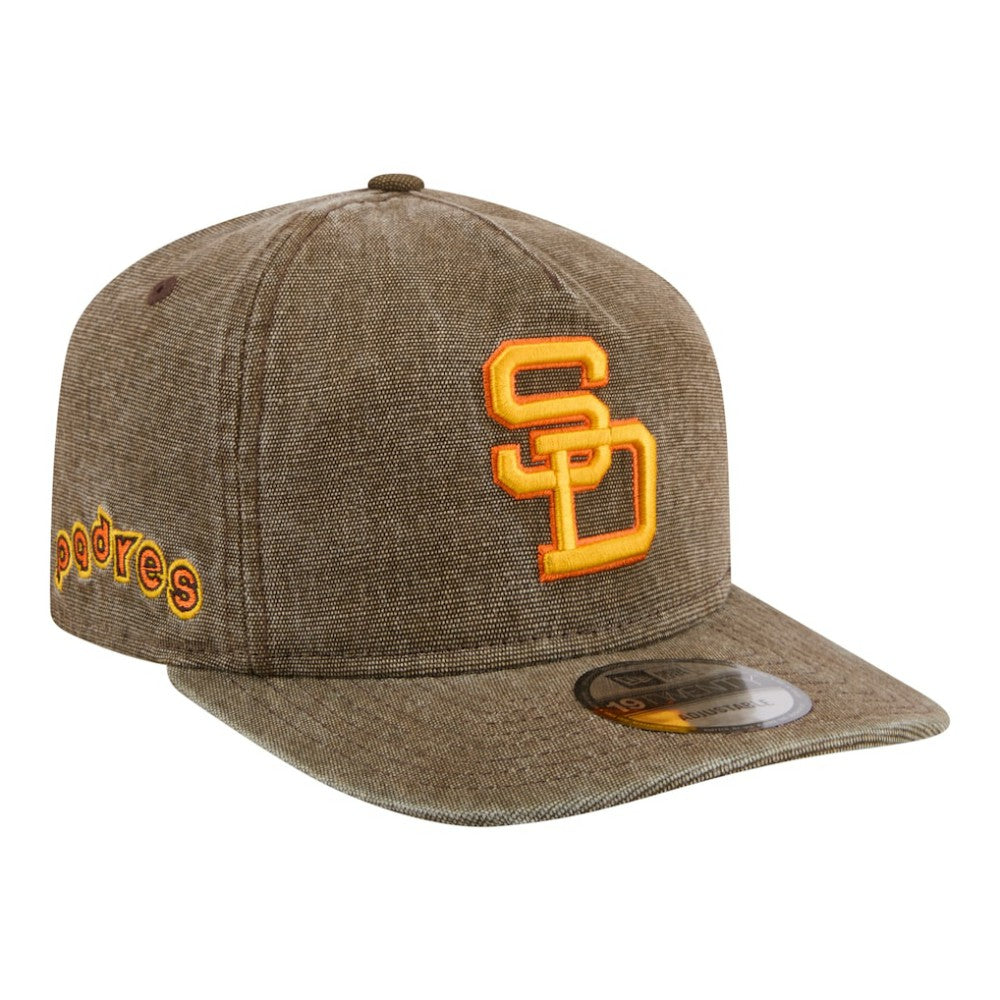 San Diego Padres Throwback Denim Classic 19TWENTY Adjustable Hat Brown