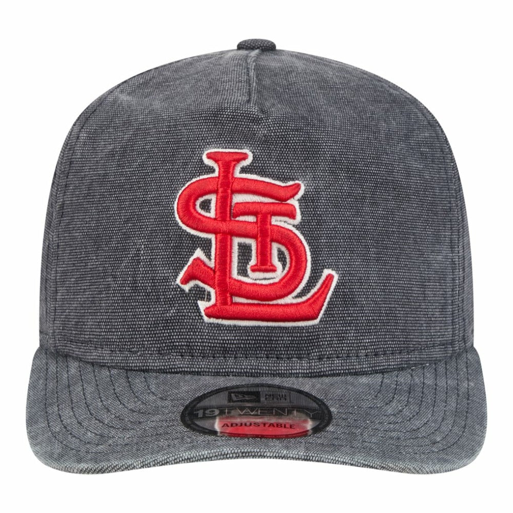 St. Louis Cardinals Throwback Denim Classic 19TWENTY Adjustable Hat Heather Gray