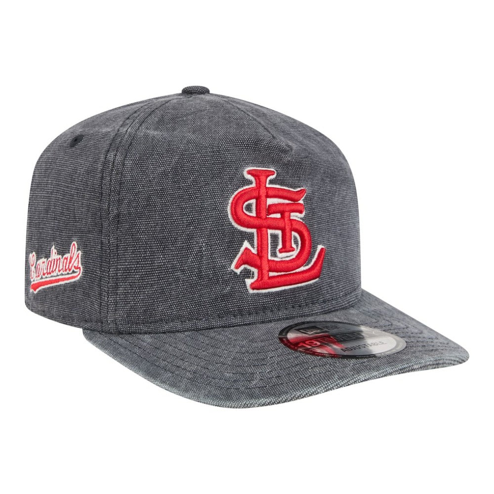 St. Louis Cardinals Throwback Denim Classic 19TWENTY Adjustable Hat Heather Gray