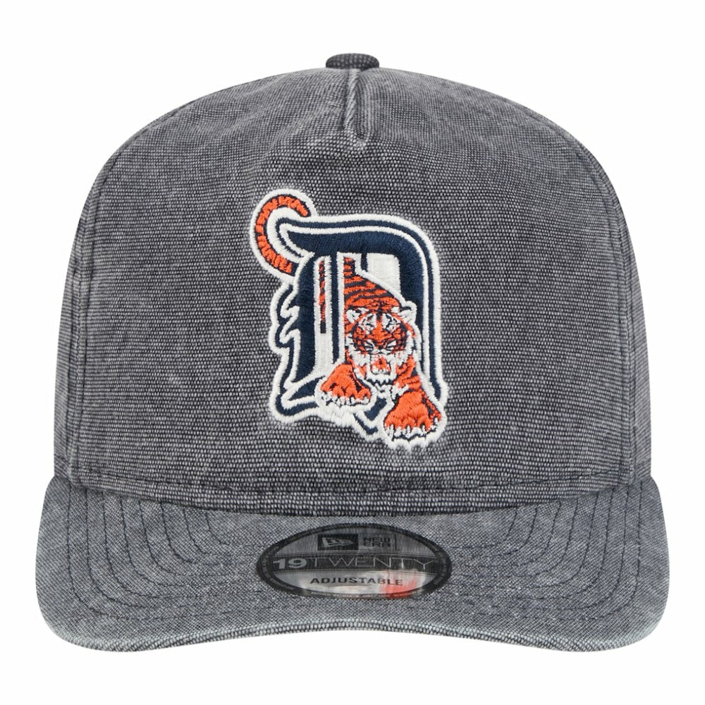 Detroit Tigers Throwback Denim Classic 19TWENTY Adjustable Hat Heather Gray