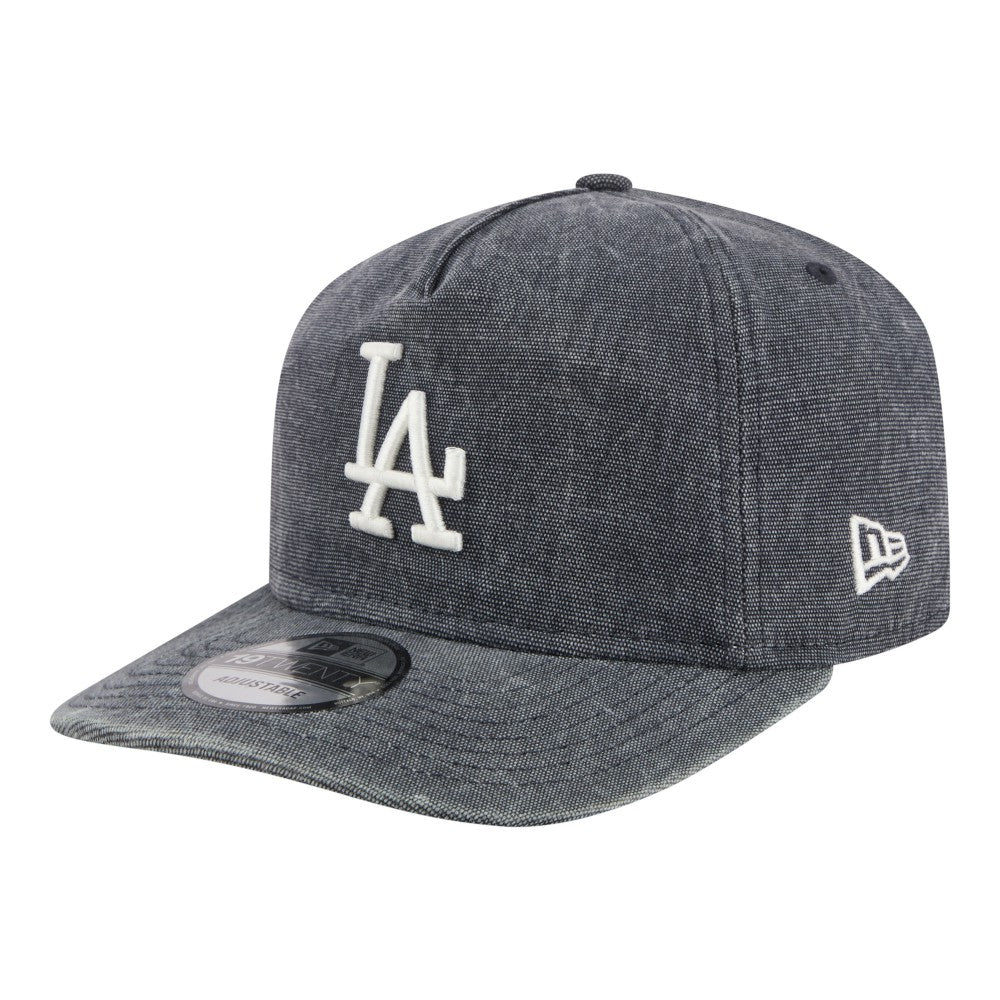 Los Angeles Dodgers Throwback Denim Classic 19TWENTY Adjustable Hat Navy Heather