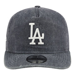 Los Angeles Dodgers Throwback Denim Classic 19TWENTY Adjustable Hat Navy Heather
