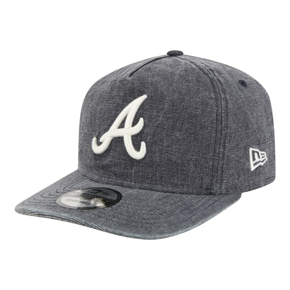 Atlanta Braves  Denim Classic 19TWENTY Adjustable Hat Navy Heather