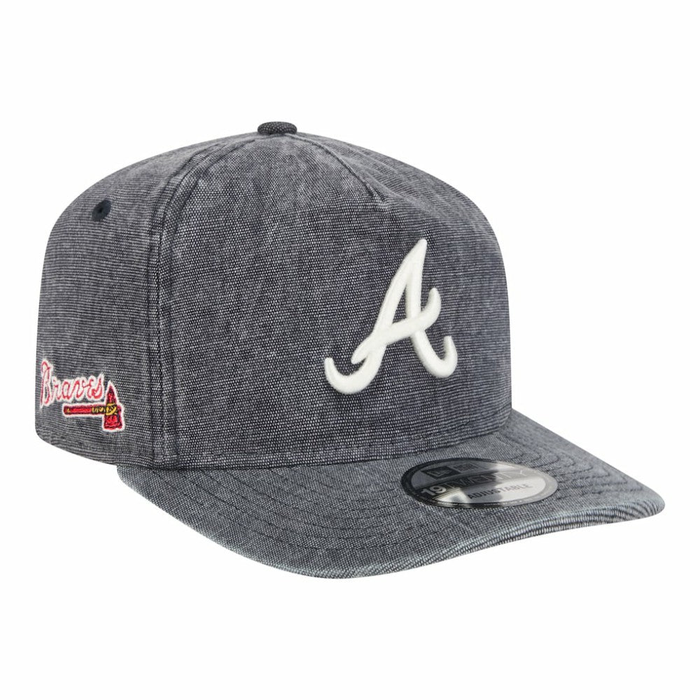 Atlanta Braves  Denim Classic 19TWENTY Adjustable Hat Navy Heather