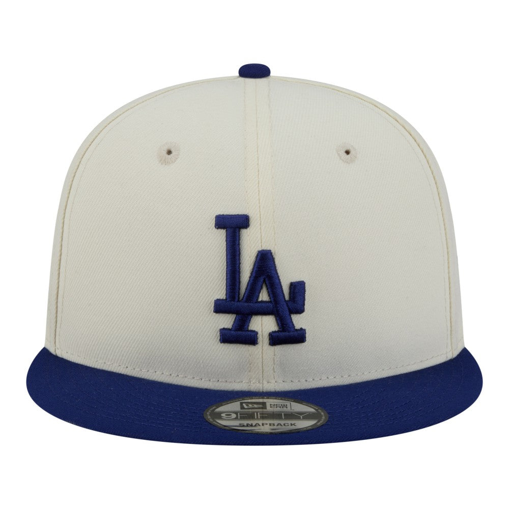 Los Angeles Dodgers Localized 9FIFTY Snapback Hat Cream/Royal