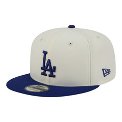 Los Angeles Dodgers Localized 9FIFTY Snapback Hat Cream/Royal