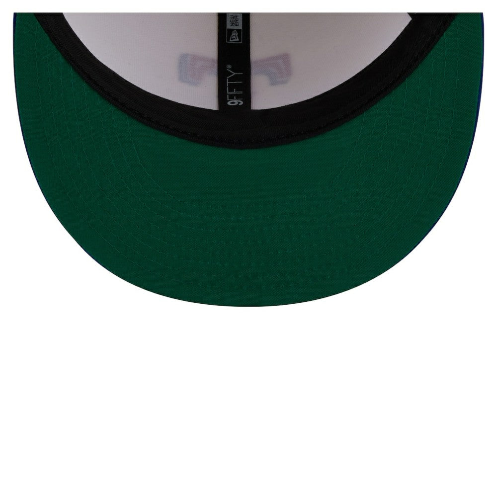 Texas Rangers Localized 9FIFTY Snapback Hat Cream/Royal