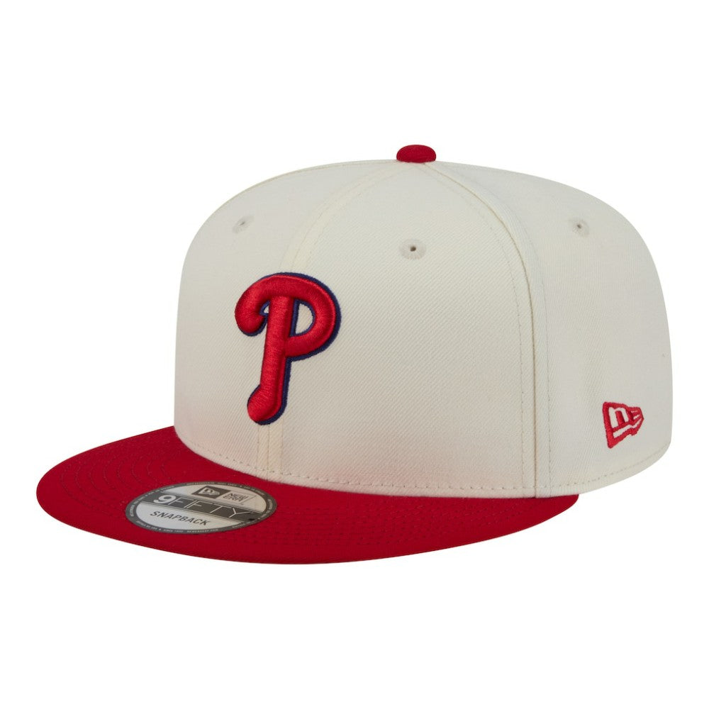 Philadelphia Phillies Localized 9FIFTY Snapback Hat Cream/Red