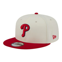 Philadelphia Phillies Localized 9FIFTY Snapback Hat Cream/Red