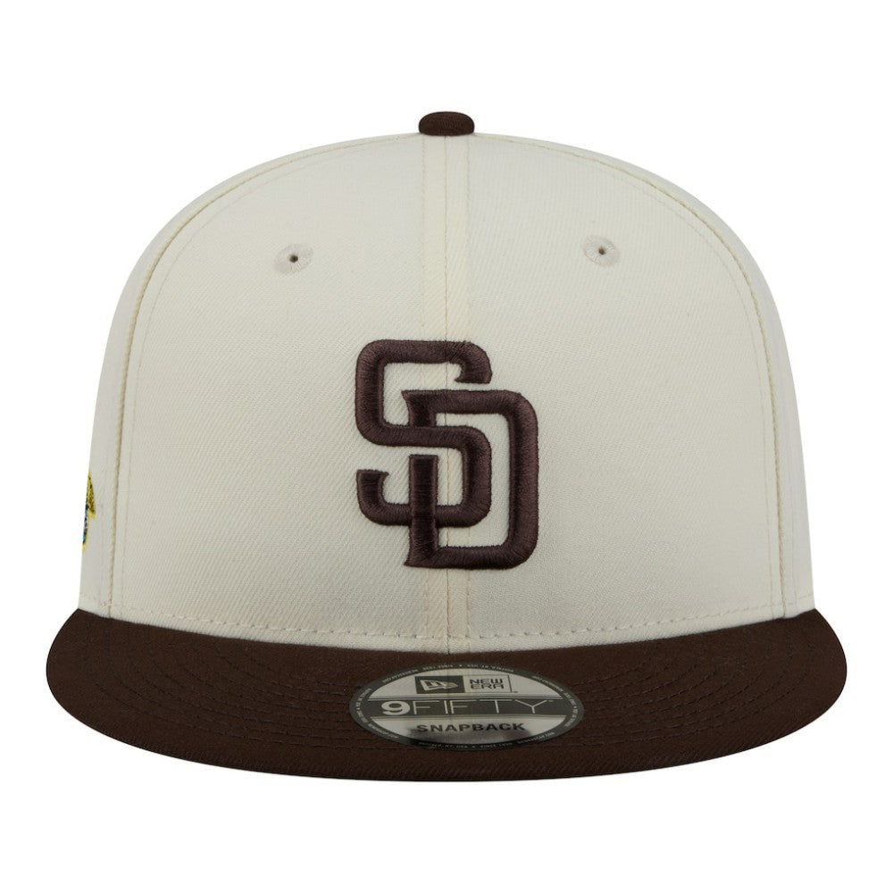 San Diego Padres Localized 9FIFTY Snapback Hat Cream/Brown
