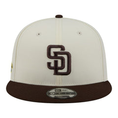 San Diego Padres Localized 9FIFTY Snapback Hat Cream/Brown
