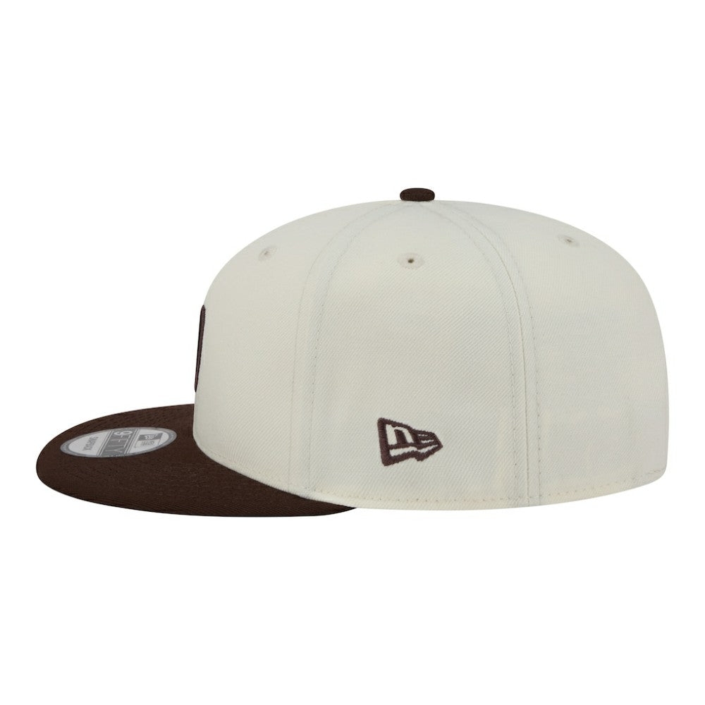 San Diego Padres Localized 9FIFTY Snapback Hat Cream/Brown