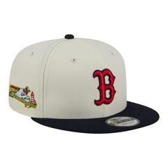 Boston Red Sox Localized 9FIFTY Snapback Hat Cream/Navy