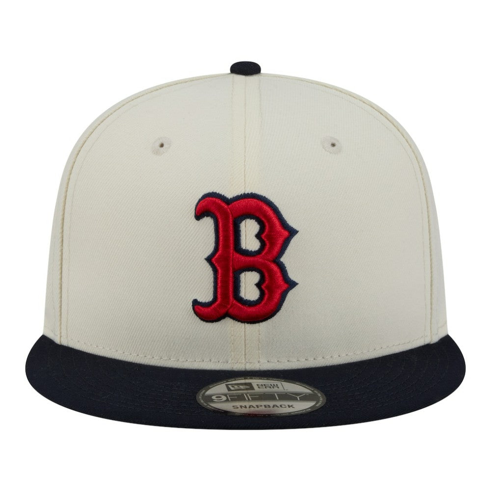 Boston Red Sox Localized 9FIFTY Snapback Hat Cream/Navy