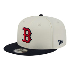 Boston Red Sox Localized 9FIFTY Snapback Hat Cream/Navy