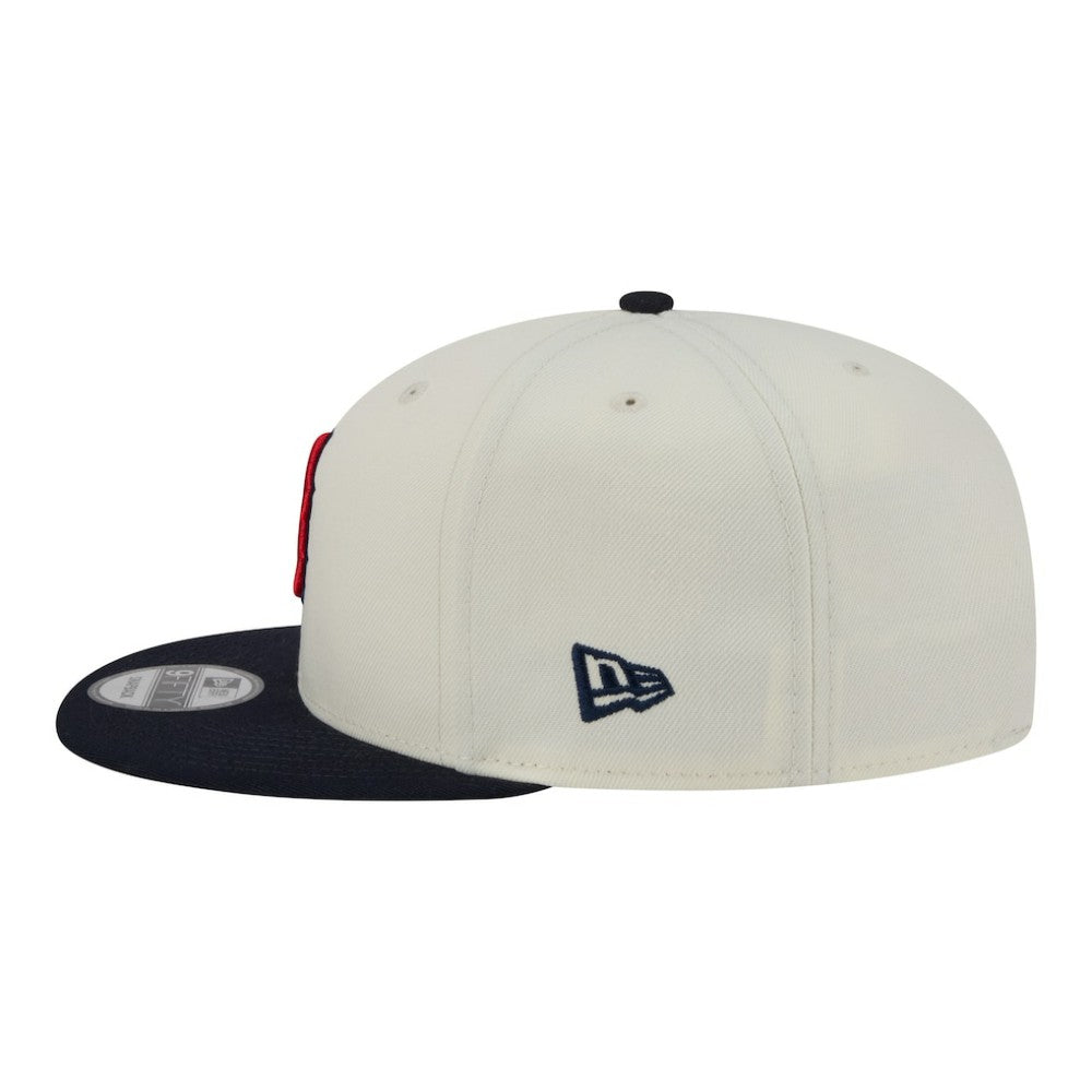 Boston Red Sox Localized 9FIFTY Snapback Hat Cream/Navy