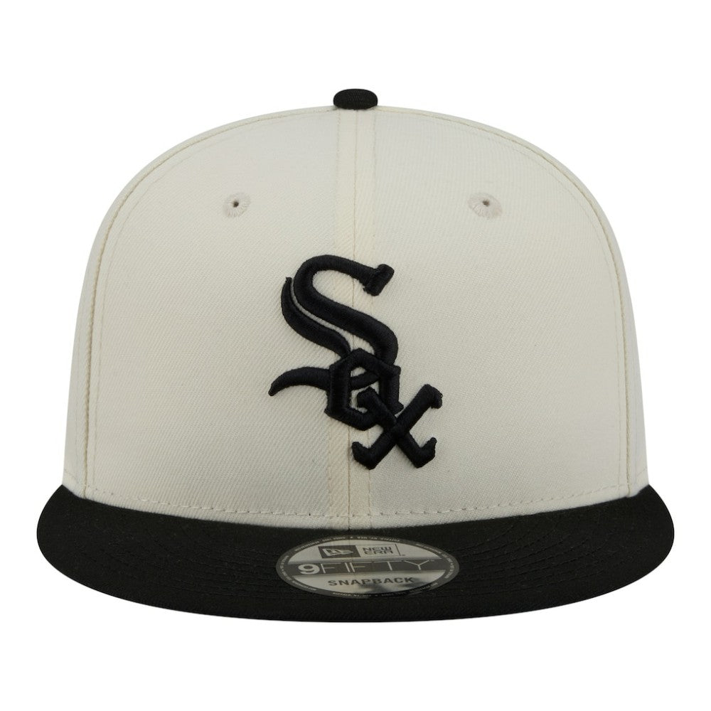 Chicago White Sox Localized 9FIFTY Snapback Hat Cream/Black