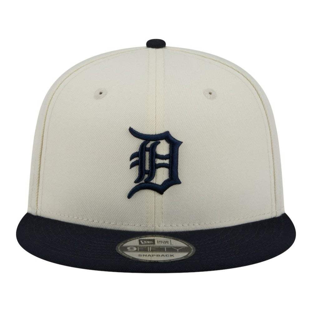 Detroit Tigers Localized 9FIFTY Snapback Hat Cream/Navy