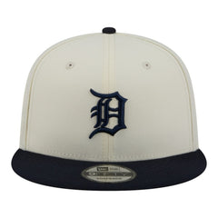 Detroit Tigers Localized 9FIFTY Snapback Hat Cream/Navy